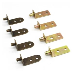4pcs Shelf Support Pegs Iron 2 Colour 2 Size for Furniture Shelf Display Cabinet - Picture 1 of 21