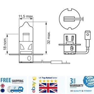 Brand New Bulb 1987302035 BOSCH - Genuine - Picture 1 of 6