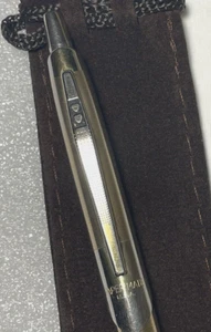 Paper Mate Capri IV Gold & Chrome Ballpoint 2 Hearts USA c.a. 1957 Writes! - Picture 1 of 8