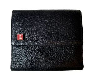 Cartera Bally Francesa Cartera con Marco Kisslock Cuero Cinghiale Negro - Imagen 1 de 9