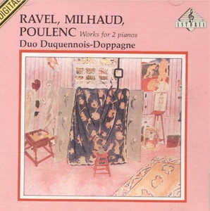 Ravel , Milhaud Poulenc Works For 2 Pianos - Works For 2 Pianos CD - Imagen 1 de 2