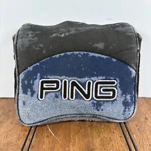 PING OEM G5i Ug-Le Mallet Putter Cover Magnetic Close *READ* Blue Black - Picture 1 of 6