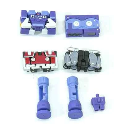 Magic Square toys MS-B28A Tapes Team Mini-Cassette Rumble Laserbeak Ravage - Image 1 of 4