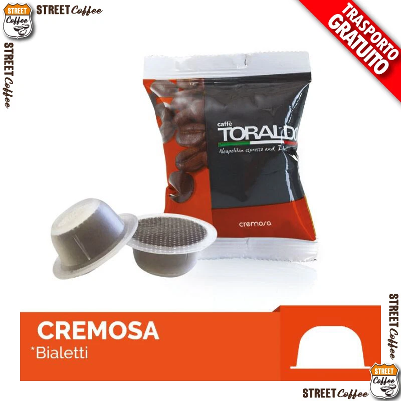 100 200 300 a 1000 Cialde Caffè Toraldo Miscela Cremosa compatibili Bialetti