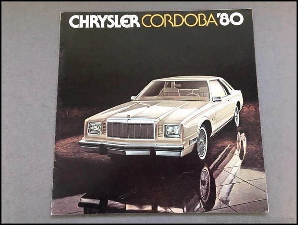 1980 Chrysler Cordoba Original Car Sales Brochure Catalog - Image 1 of 4
