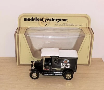 Matchbox MODELS OF YESTERYEAR Y12-3.M1 1912 FORD MODEL T VAN "CAPTAIN MORGAN" - Image 1 of 4