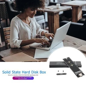 Domybest - Adattatore per box SSD da 10 Gbps M.2 NVME PCIe a USB 3.1 GEN2 M Key - Afbeelding 1 van 10
