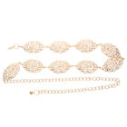 1Pc Leaf Shaped Hollow Out Chain Belt For Women Wedding Dress Girdle Strap H