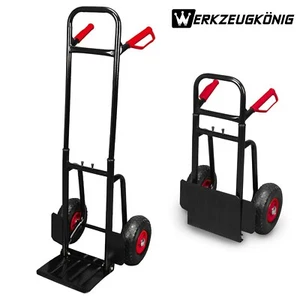 Werkzeugkönig® Sackkarre 200kg Transportkarre Teleskopgriff Stapelkarre klappbar - Bild 1 von 6