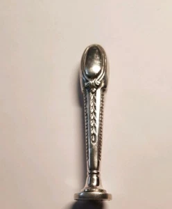 Jugendstil Petschaft Siegel versilbert  E.F. - Picture 1 of 5