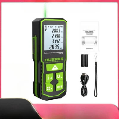 Laser Rangefinder Digital Laser Distance Meter Measure Laser Tape Range Finder - Image 1 of 4