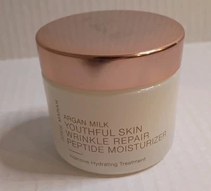 Josie Maran Argan Milk Youthful Skin Wrinkle Repair Peptide Moisturizer 1.7 oz - Picture 1 of 2