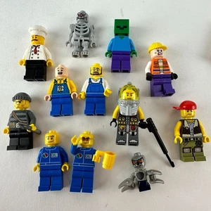 Lego Minifiguren Lot Pepsi Taucher Bauer Koch Burger Minecraft Bau - Bild 1 von 1