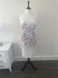 Fabulous HOBBs Fiona Dress Ivory / Multi Size 14 BNWT RRP £149.00 - Picture 1 of 13