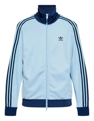 NWT adidas Originals Beckenbauer Men's Size L 2XL Track Jacket Light Blue JP2521 - Image 1 of 4