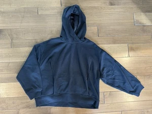 Athleta Front Pouch Hooded Sweatshirt, Black, Size XL - Picture 1 of 4