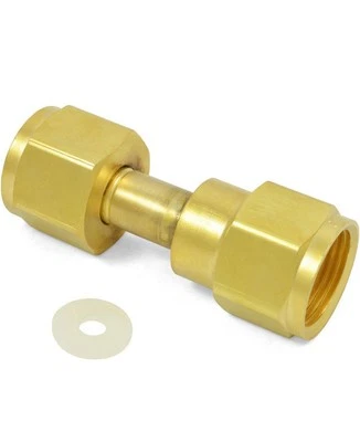 CGA-320 to CGA-580 Adapter # 806 CO2 Carbon Dioxide Bottle to Argon Flowmeter - Image 1 of 2