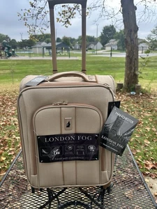 LONDON FOG MANCHESTER COLLECTION 20' EXPANDABLE & WHEEL SPINNER CARRY ON - Picture 1 of 15
