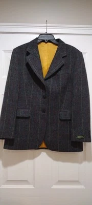 Magee Donegal  Made Ireland Tweed Wool, Kid Mohair, Cashmere Men's Sz 34 Gray - Image 1 of 4