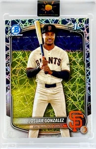 Josuar Gonzalez SELTENE ROOKIE LASER REFRAKTOR RC INVESTMENTKARTE SSP Giants NEUWERTIG - Bild 1 von 1