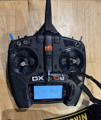 Spektrum DX6e 6 canales DSMX 2,4 GHz RC transmisor plano SPMR6655 Foto 1 de 4