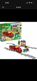 Huge Lego Duplo 10874 Steam Train, 10872 Bridge & Tracks + 10506 Track System