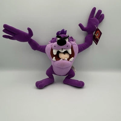 Peluche Looney Tunes Púrpura Diablo Tazmaniano 11” Nanco con etiqueta 2006 De colección Foto 1 de 4