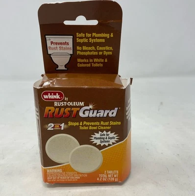 Whink by Rust-Oleum RUSTGuard 2-in-1 Toilet Bowl Cleaner Tablets - White, 2 Tab - Image 1 of 4