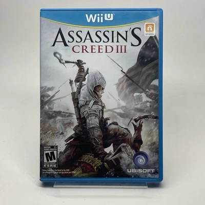 Assassin's Creed III (Nintendo Wii U, 2012) CIB Manual Included Tested Works Foto 1 de 4
