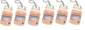 Yankee Candle Car Jar Ultimate Hanging Air Freshener Pink Sands Last 30 Days Lot - Picture 1 of 3