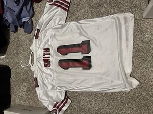 San Francisco 49ers #11 Alex Smith Jersey - White - Picture 1 of 3