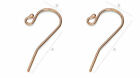 1 pair Rose Gold on 925 Sterling Shepherd Hook French Earwires Nickel