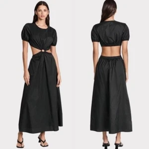 Staud Calypso Cut Out Maxi Dress in Black M - Picture 1 of 7