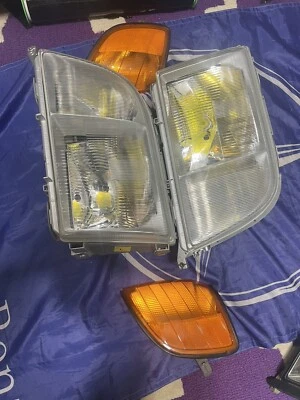 Par de faros + señales S500 S320 S420 NOS Mercedes Benz Bosch W140 Clase S Foto 1 de 4