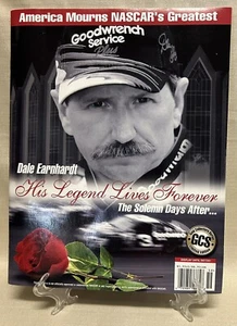 E5199 Gold Collectors Series DALE EARNHARDT 2001 Memorial Tribute Magazine - Picture 1 of 2