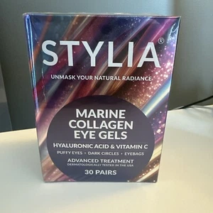 Under Eye Patches for Dark Circles and Puffy Eyes (30 Pairs), Marine Collagen - Picture 1 of 3