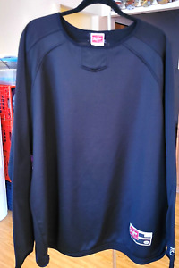 Vintage Rawlings Black Men's Long Sleeve Athletic Jersey Sweatshirt Size 2XL