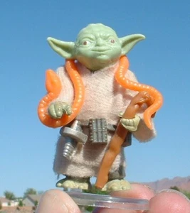 Yoda ORIGINAL LIMPIO Hong Kong CAPE &SNAKE 1980 ESB De colección Star Wars REPRO BASTÓN - Imagen 1 de 7