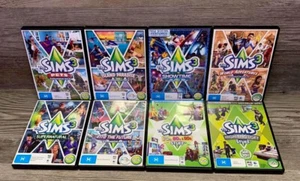 8 PC The Sims 3 Expansions and Stuff Packs EA Games Booklet Bulk Bundle Lot - Picture 1 of 11