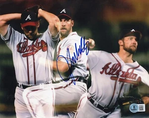Foto firmada autografiada por John Smoltz ATLANTA BRAVES 8x10 Beckett certificado de autenticidad BAS - Imagen 1 de 1