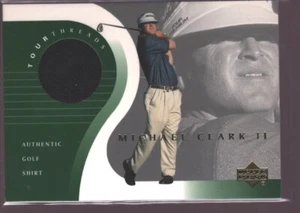MICHAEL CLARK II 2001 UPPER DECK UD TOUR THREADS PGA GOLF SHIRT JERSEY PATCH $12 - Picture 1 of 1