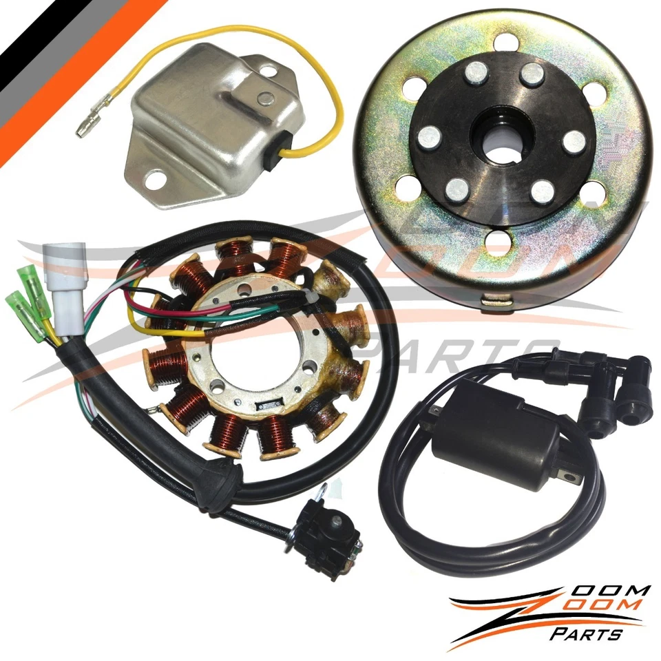 REGULADOR DE ESTATOR BOBINA DE ENCENDIDO VOLANTE Se adapta a YAMAHA BANSHEE 350 YFZ350 1995-2006 Foto 1 de 1