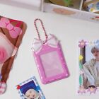 Keyring Card Protector Sleeve Hanging Photo Card Cover  Photo Frame