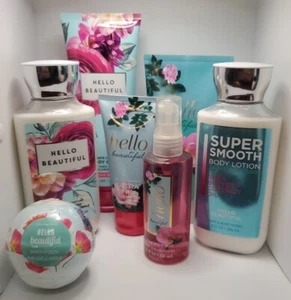 HELLO BEAUTIFUL~Bath & Body Works~Mist, Body Cream, Lotion, Sugar Foam & Fizzy! - Picture 1 of 5
