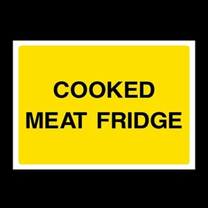 Letrero o pegatina de plástico para nevera de carne cocida - A6 A5 A4 (FP9) - Imagen 1 de 1