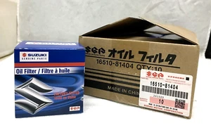 Suzuki Genuine Denso Oil Filter Element 10pcs Set 16510-81404 From Japan - Picture 1 of 4