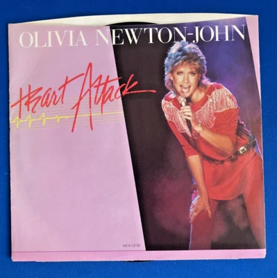 OLIVIA NEWTON-JOHN Heart Attack/Stranger's Touch 45 W/PS Play tested EX - Image 1 of 4