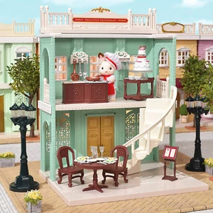 Sylvanian Families Calico Critters Town Series Delicious Restaurant - Picture 1 of 6