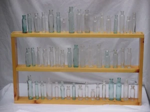 50x PHIAL VIAL GLASS CHEMIST MEDICINE APOTHECARY CURE BOTTLES WEDDING DECORATION - Picture 1 of 5