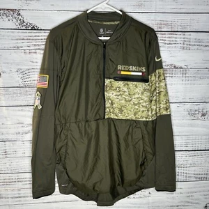 Nike Shield Salute To Service Washington Redskins Digi Camo Windbreaker Jacket M - Picture 1 of 13